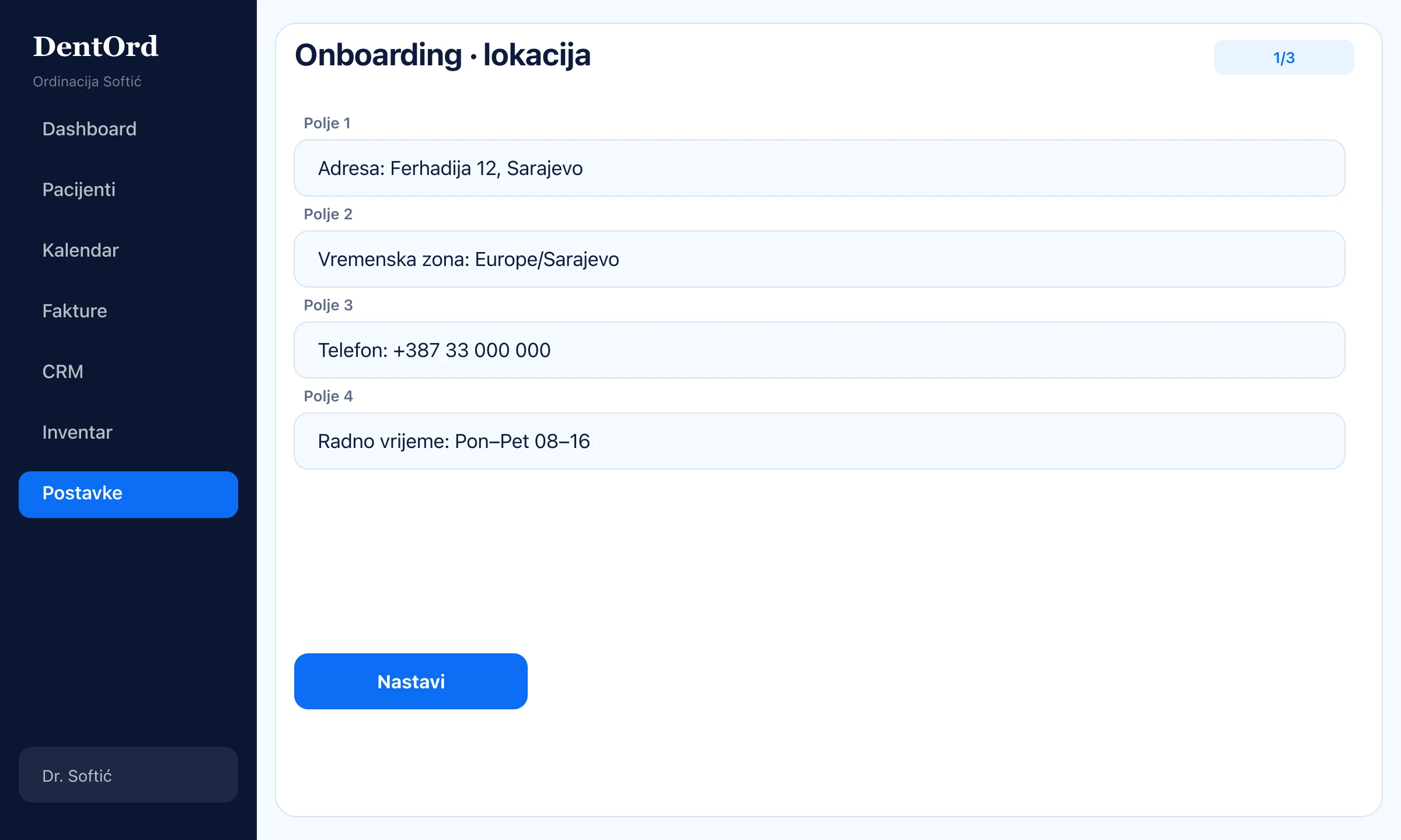 Onboarding · step 1